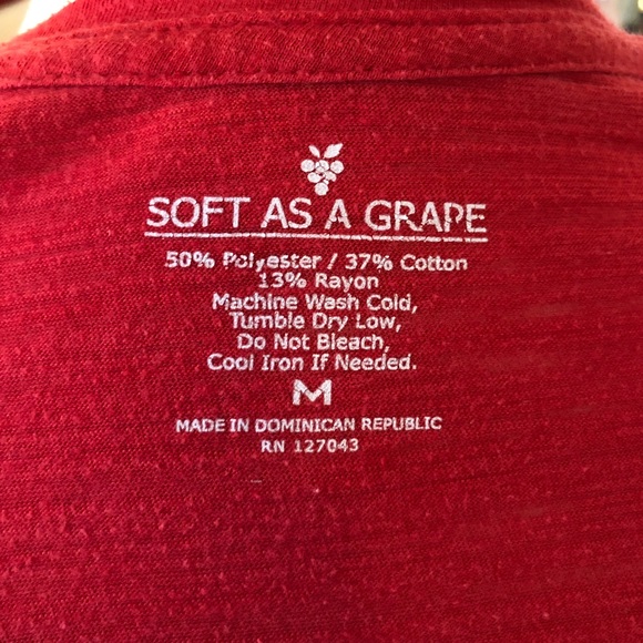Soft As a Grape Red Sox Athletic Graphic Tee - Picture 8 of 8